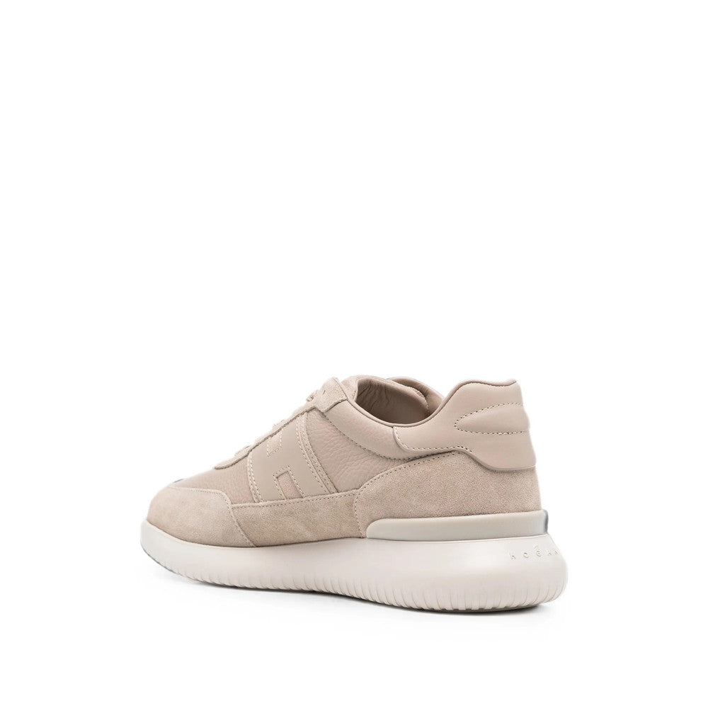 Beige Logo Sneakers 3