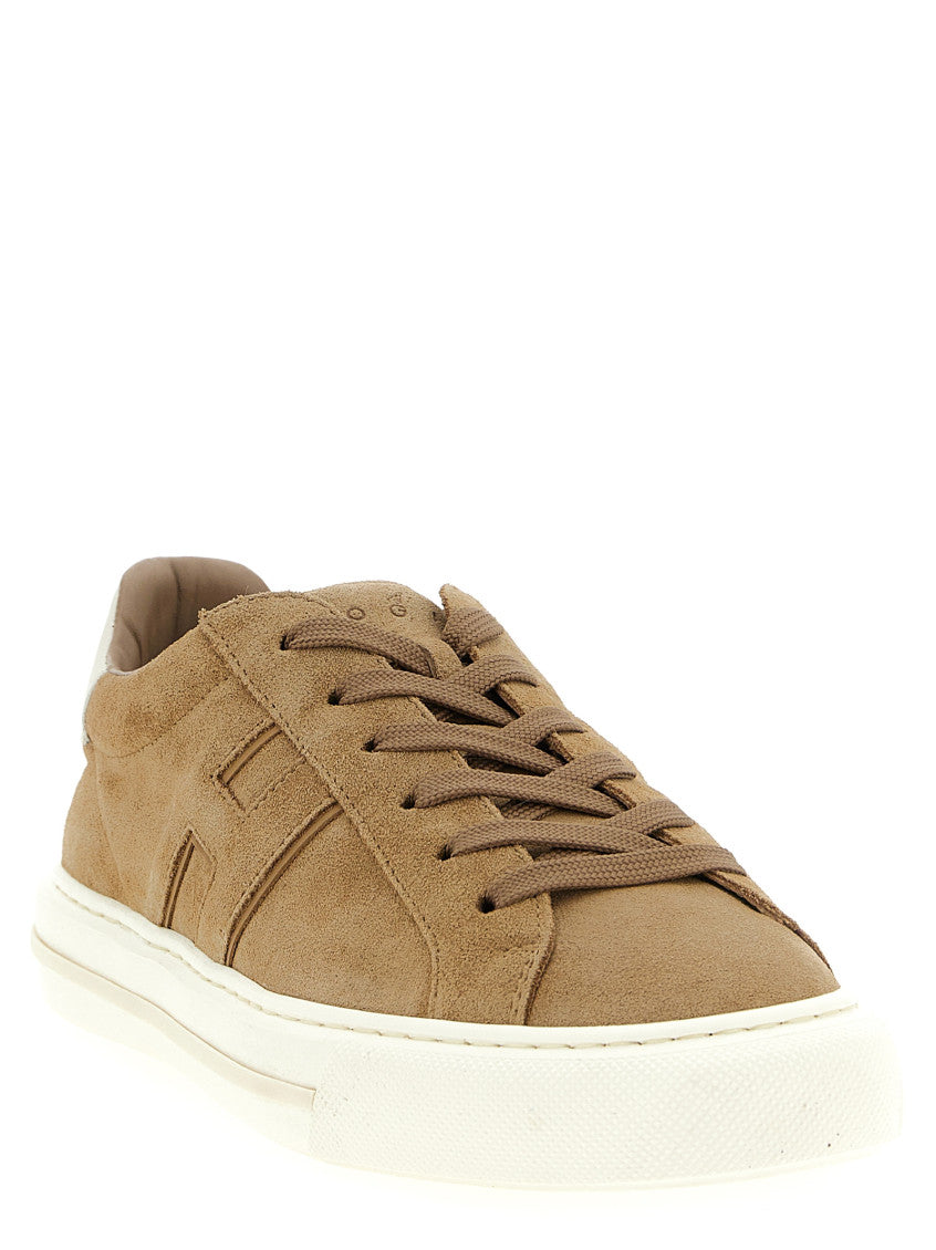 Brown Suede Low Top Sneakers 2