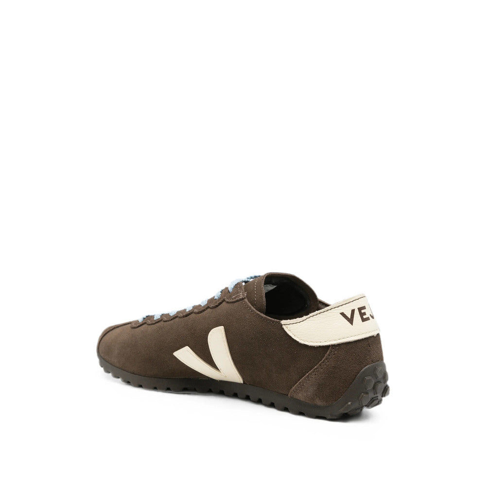 Dark Brown Logo Sneakers 3