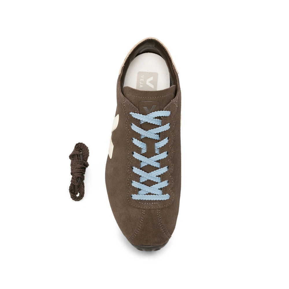 Dark Brown Logo Sneakers 4