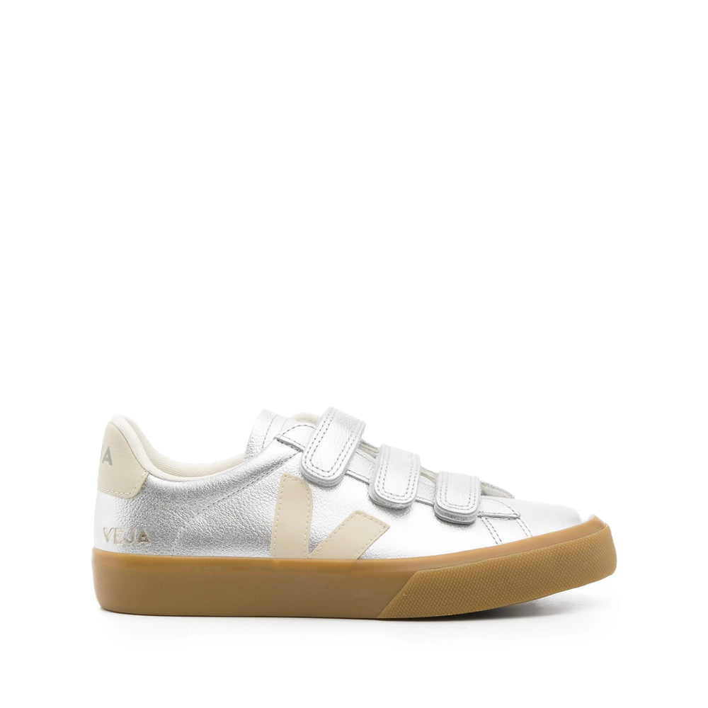 Silver Logo Sneakers 1