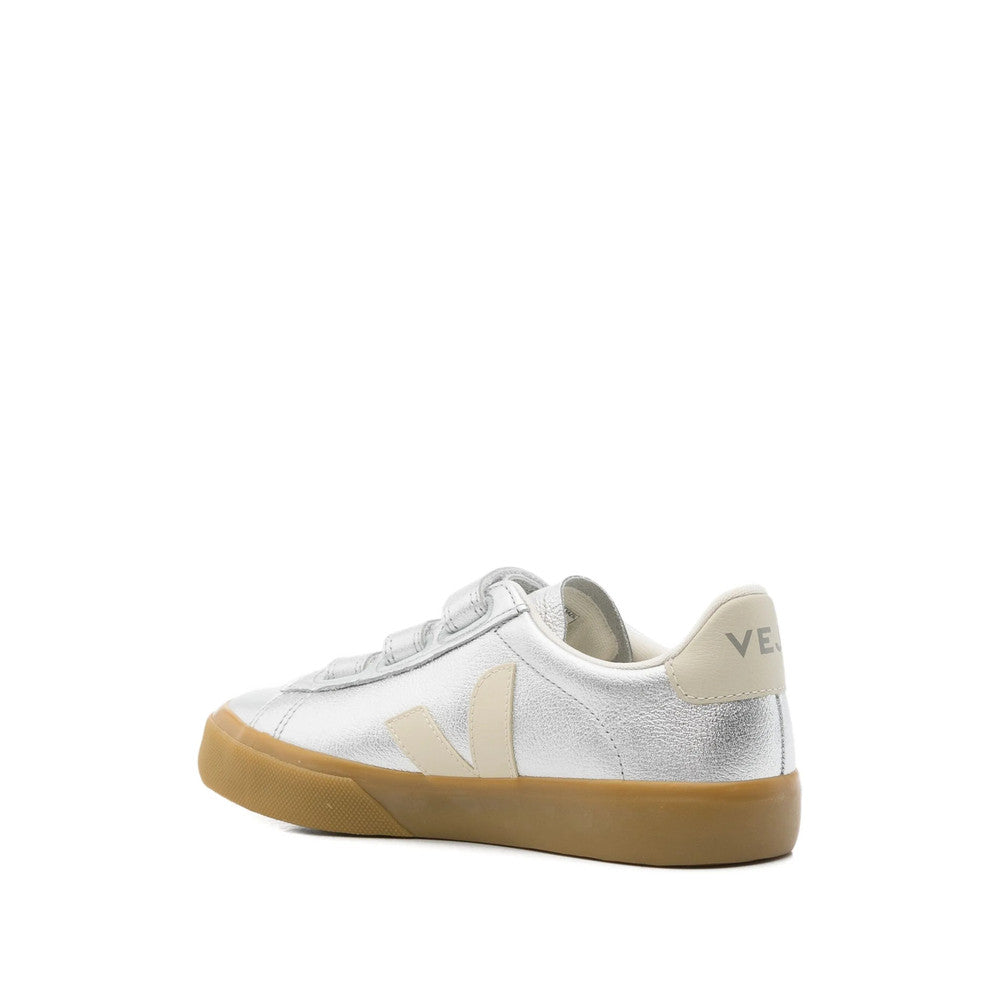Silver Logo Sneakers 3