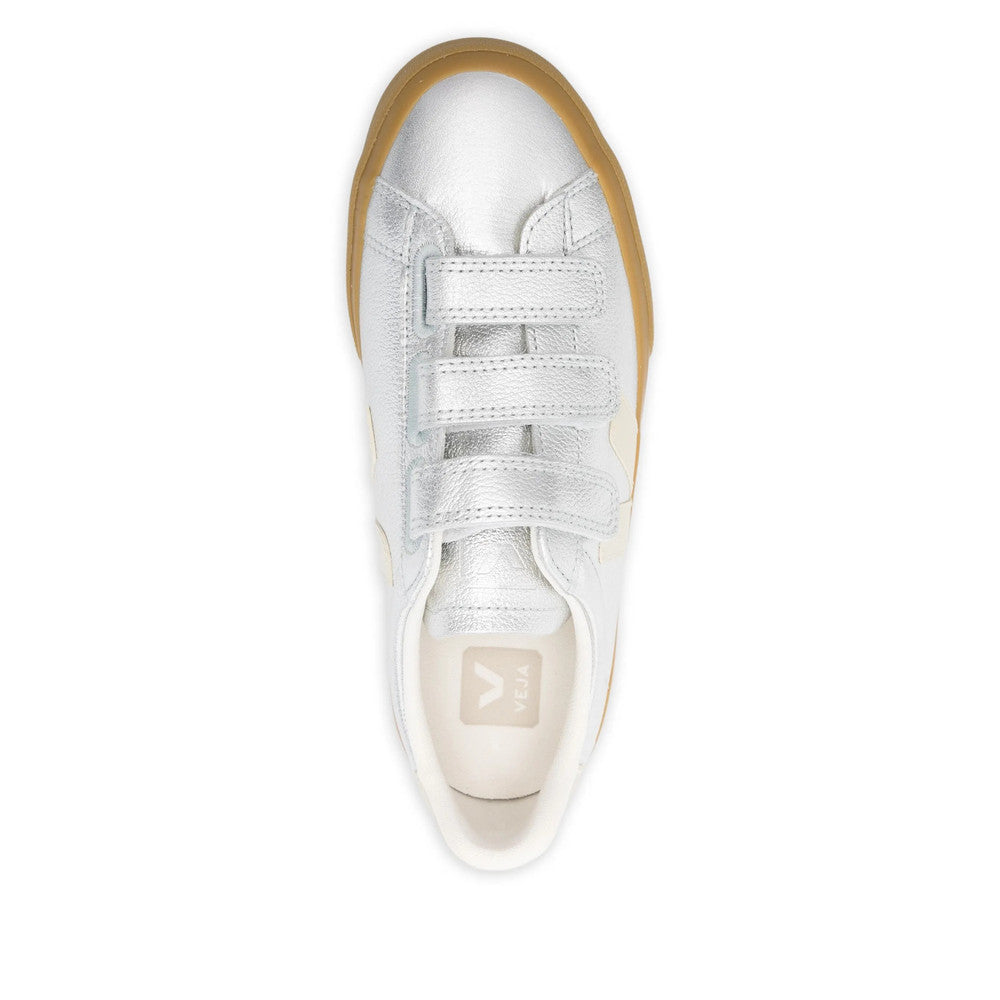 Silver Logo Sneakers 4