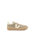 Beige Logo V-90 Sneakers 1