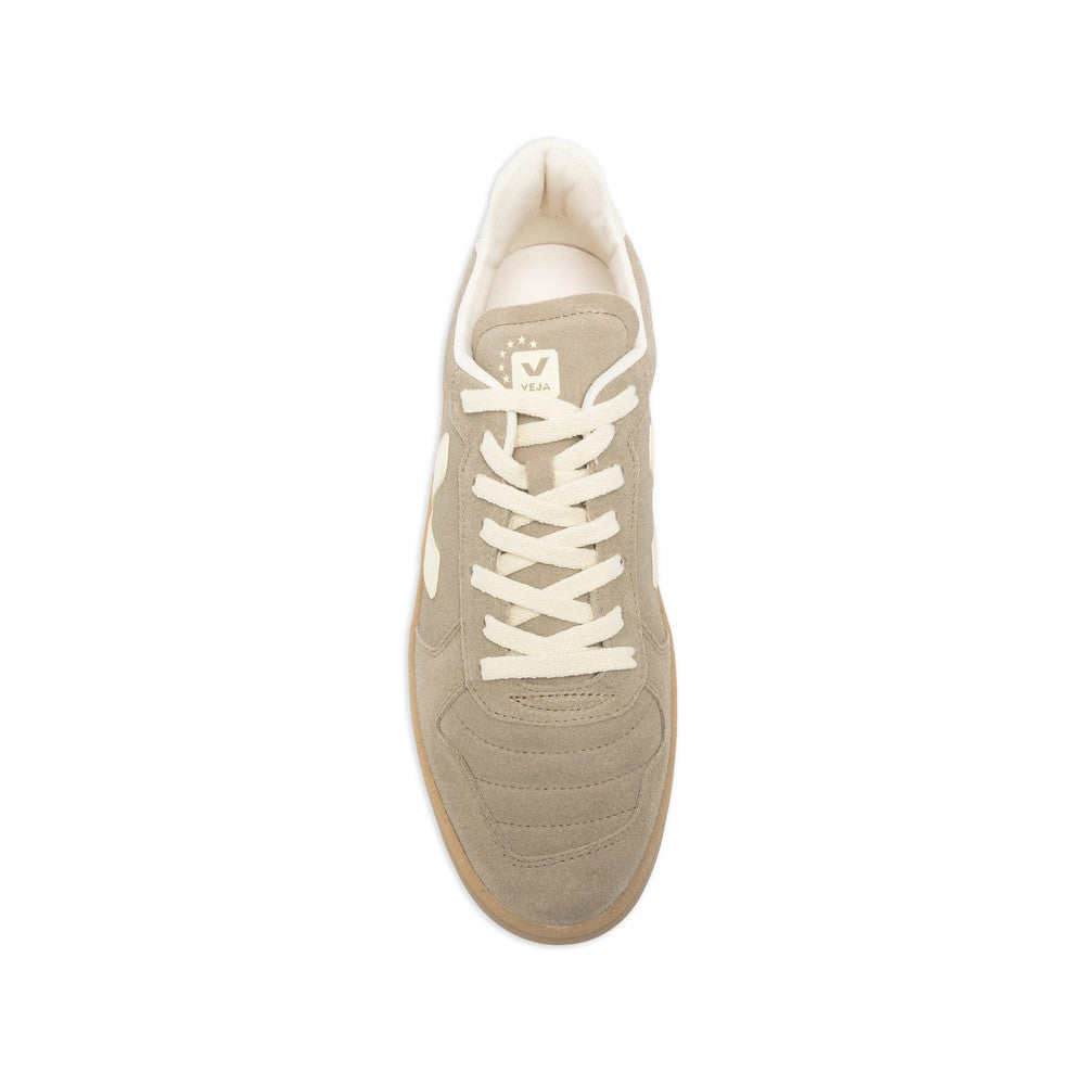 Beige Logo V-90 Sneakers 4