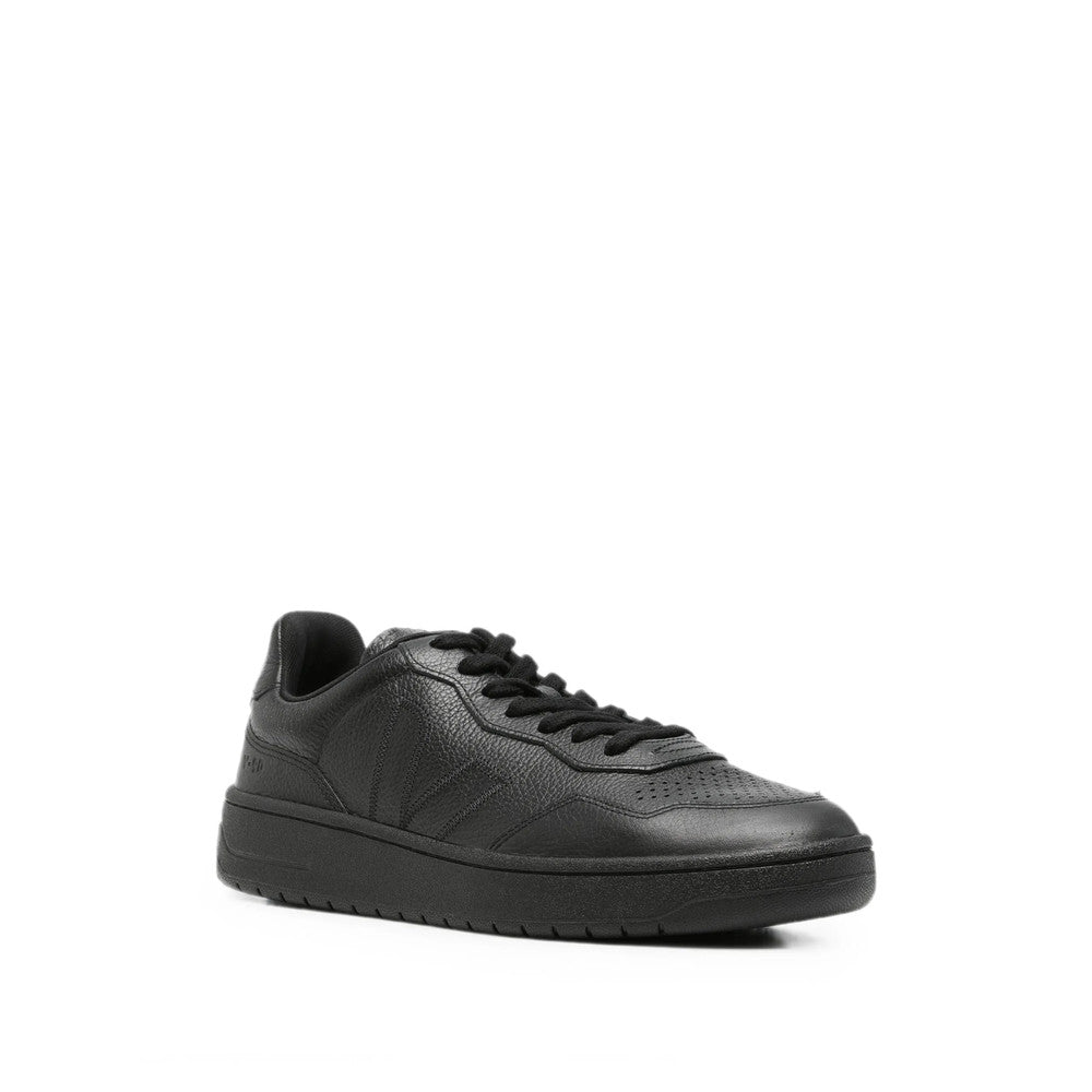 Black Leather Sneakers 2