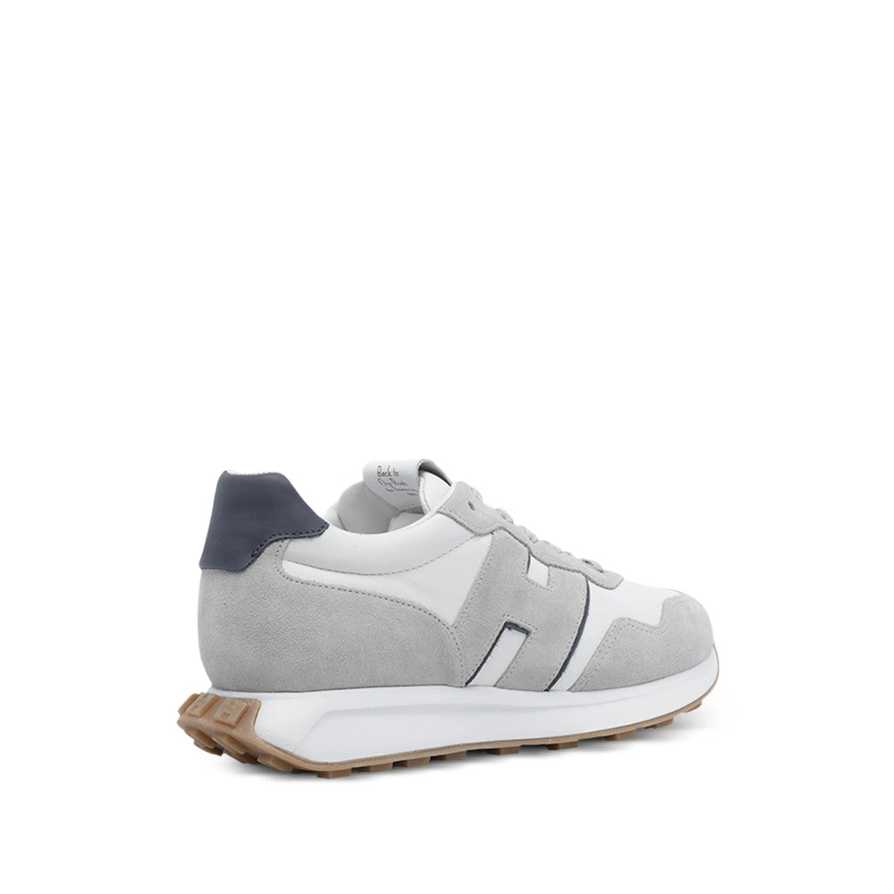 Grey Color Block Sneakers 3