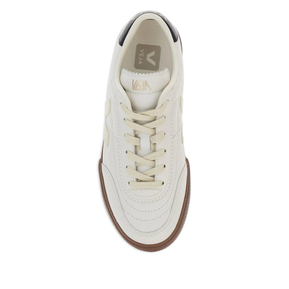 White Logo Low Top Sneakers 3