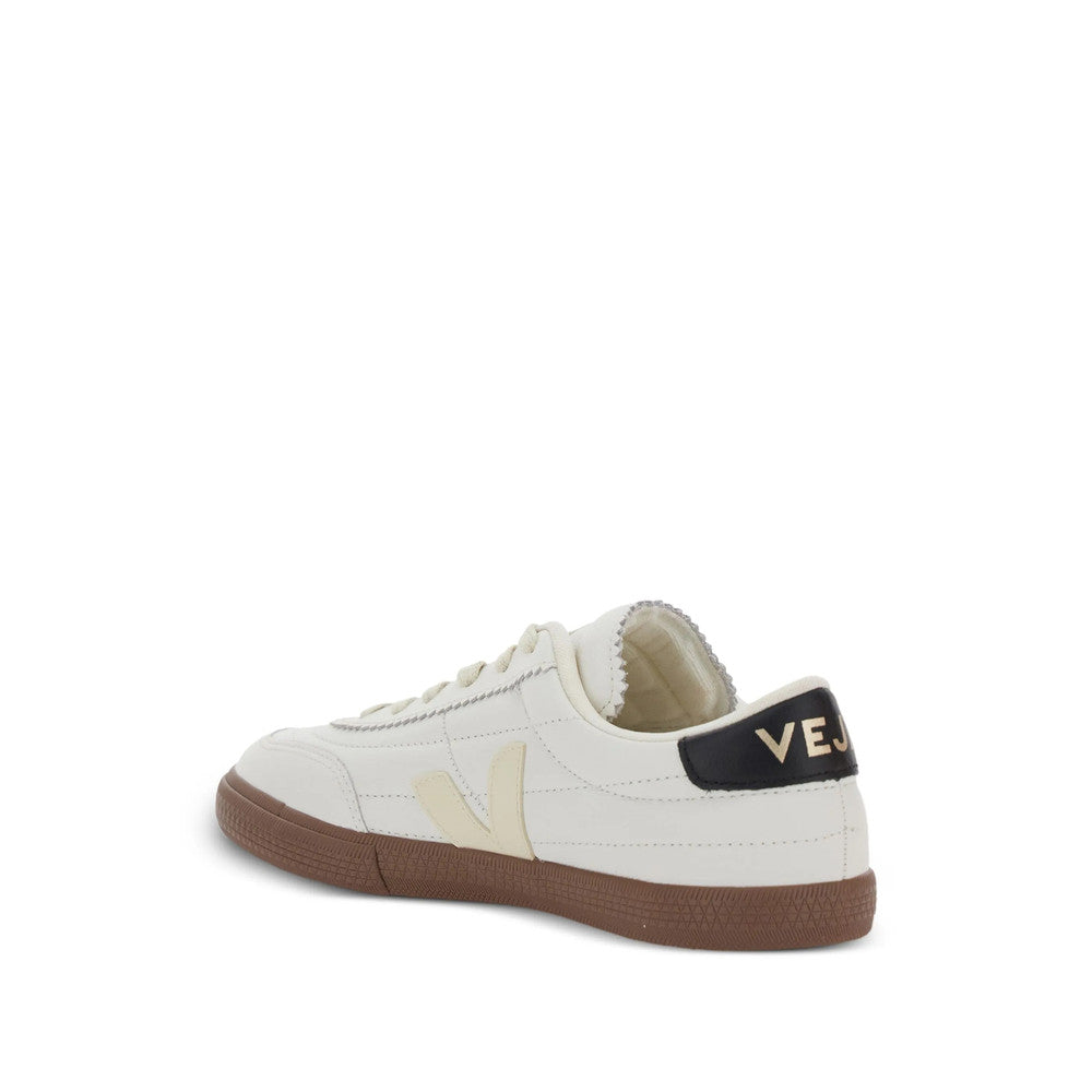 White Logo Low Top Sneakers 4