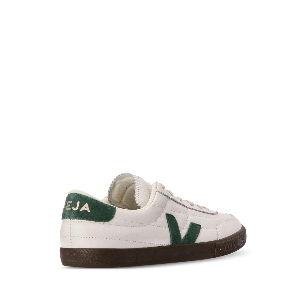 White Logo Low Top Sneakers 3