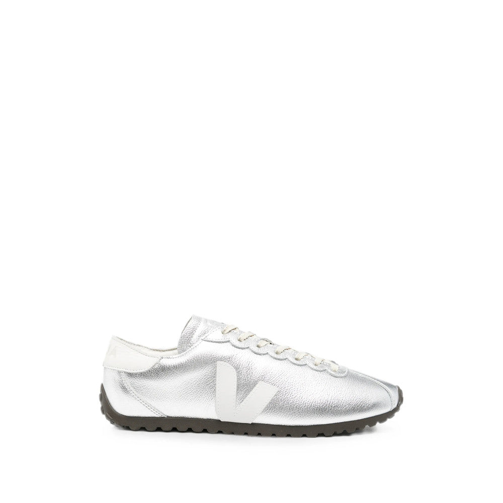 Silver Logo Classic Sneakers 1