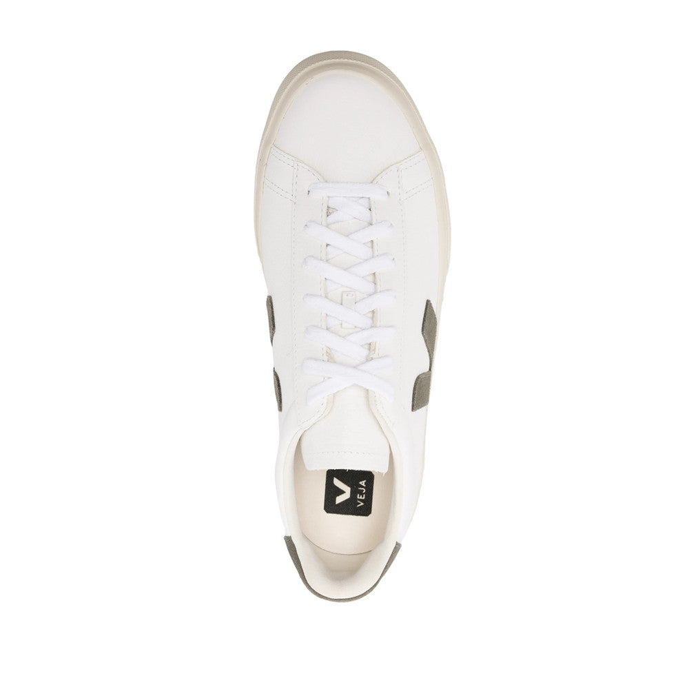 White Logo Campo Sneakers 4