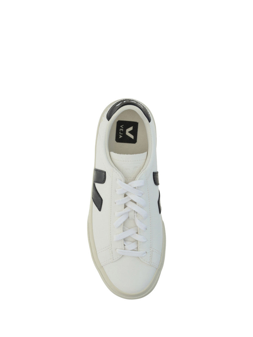 BlackWhite Color Block Sneakers 4