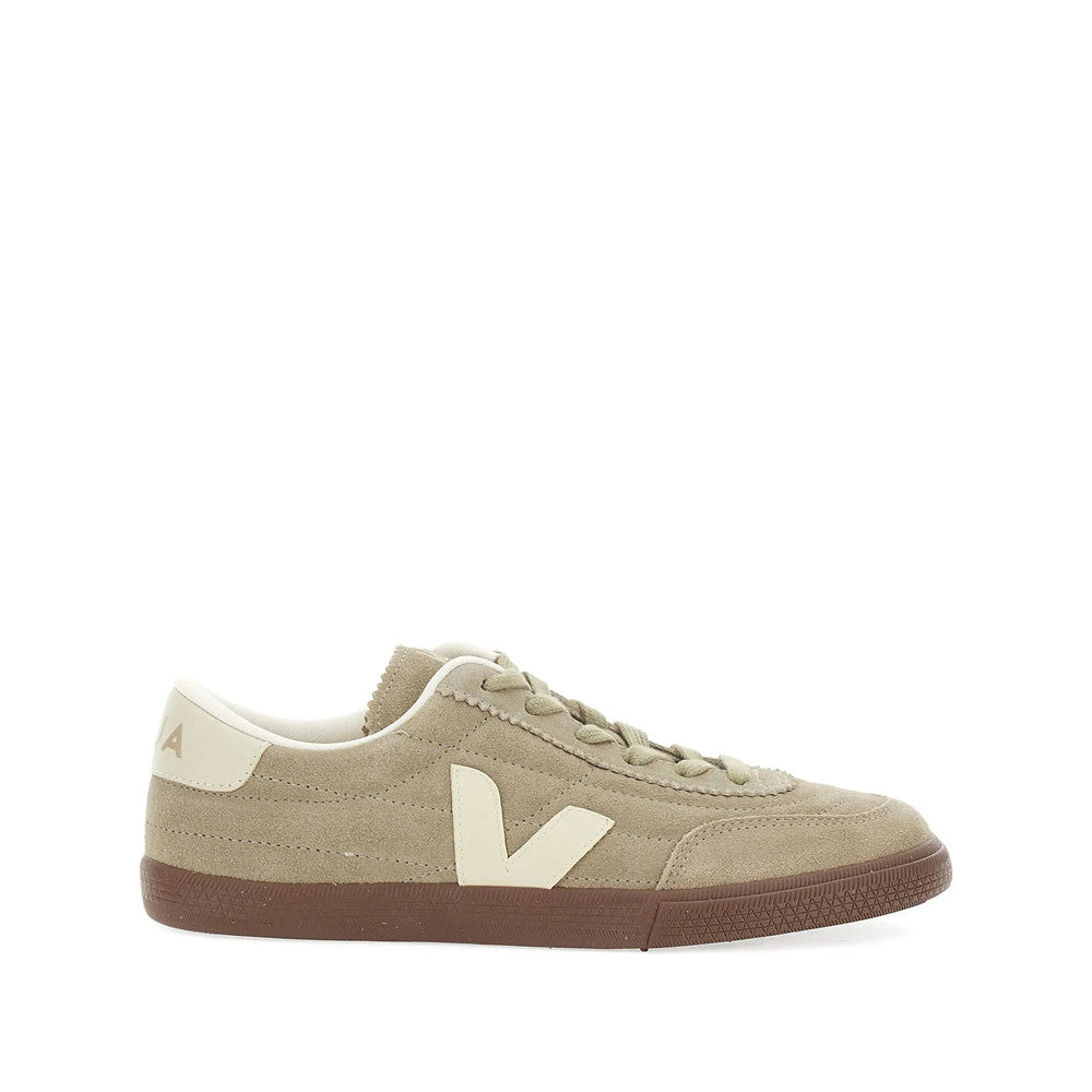 Beige Logo Panenka Sneakers 1