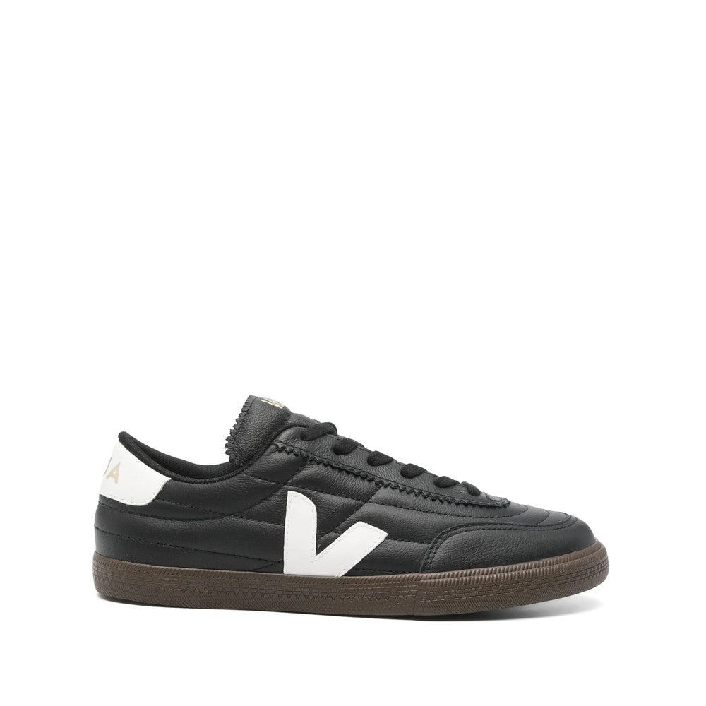 Black Logo Volley Sneakers 1