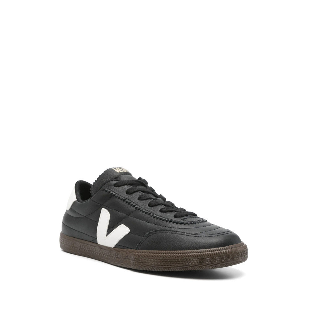 Black Logo Volley Sneakers 2