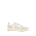 White Logo Appliqué Sneakers 1