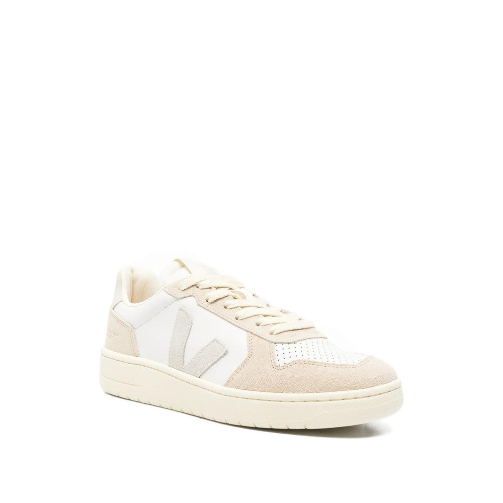 White Logo Appliqué Sneakers 2