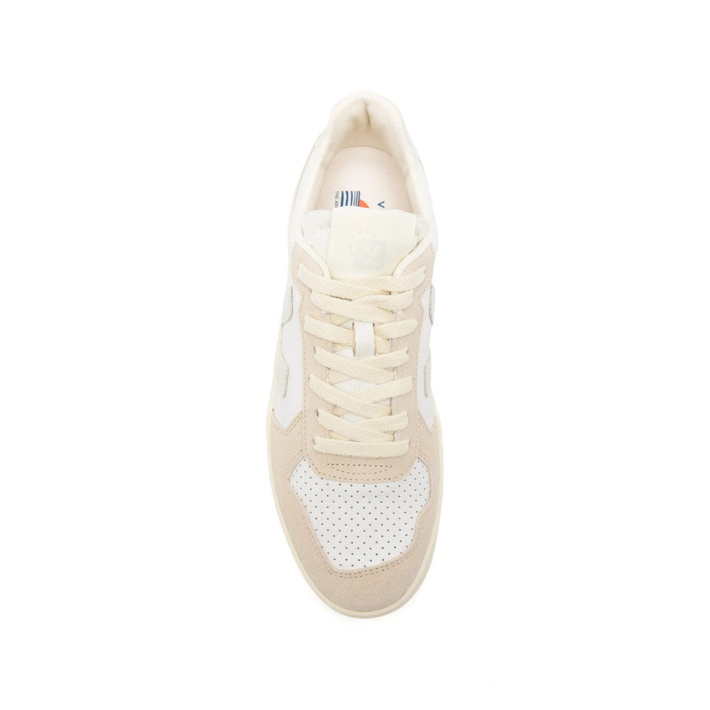 White Logo Appliqué Sneakers 4