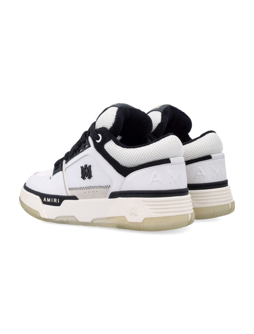 BlackWhite Logo Sneakers 4