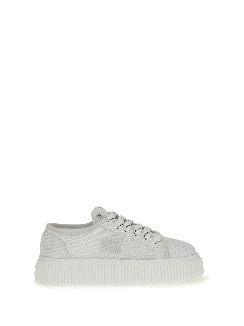 White Logo Sneakers 1