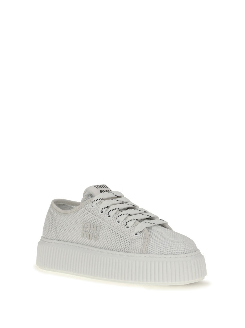 White Logo Sneakers 2