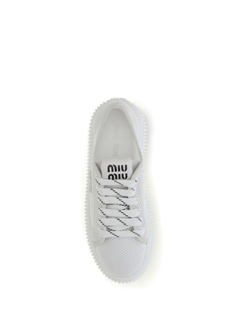 White Logo Sneakers 3
