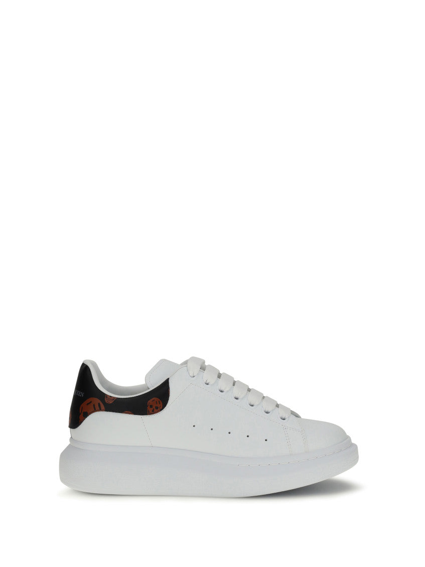 White Graphic Sneakers 1