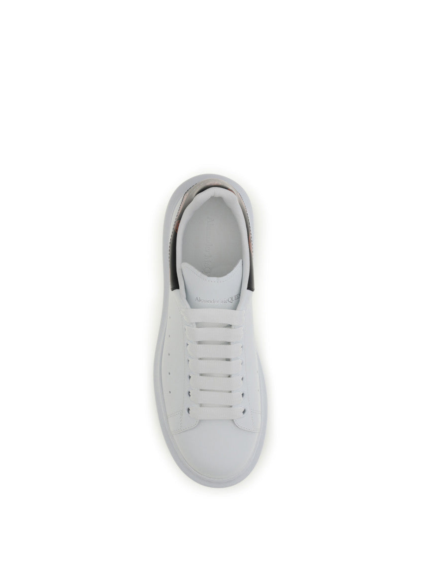 White Graphic Sneakers 4