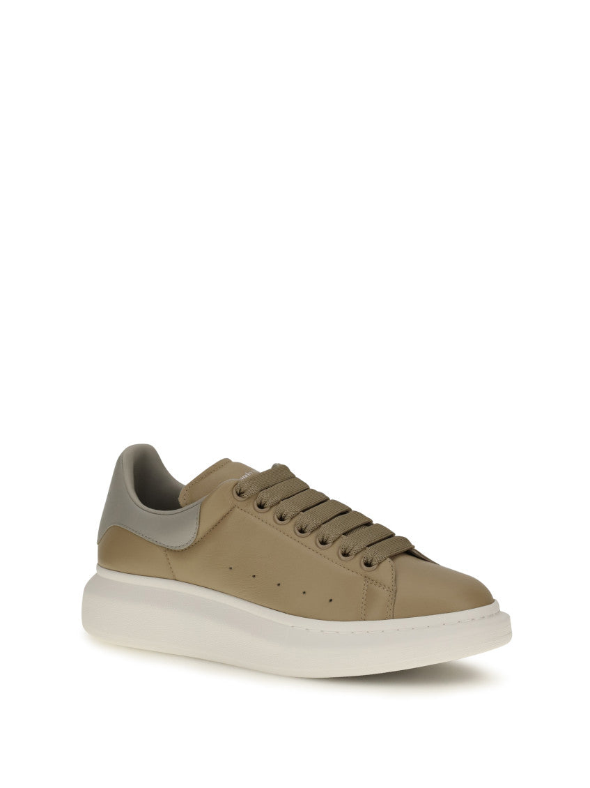 Beige Logo Sneakers 2