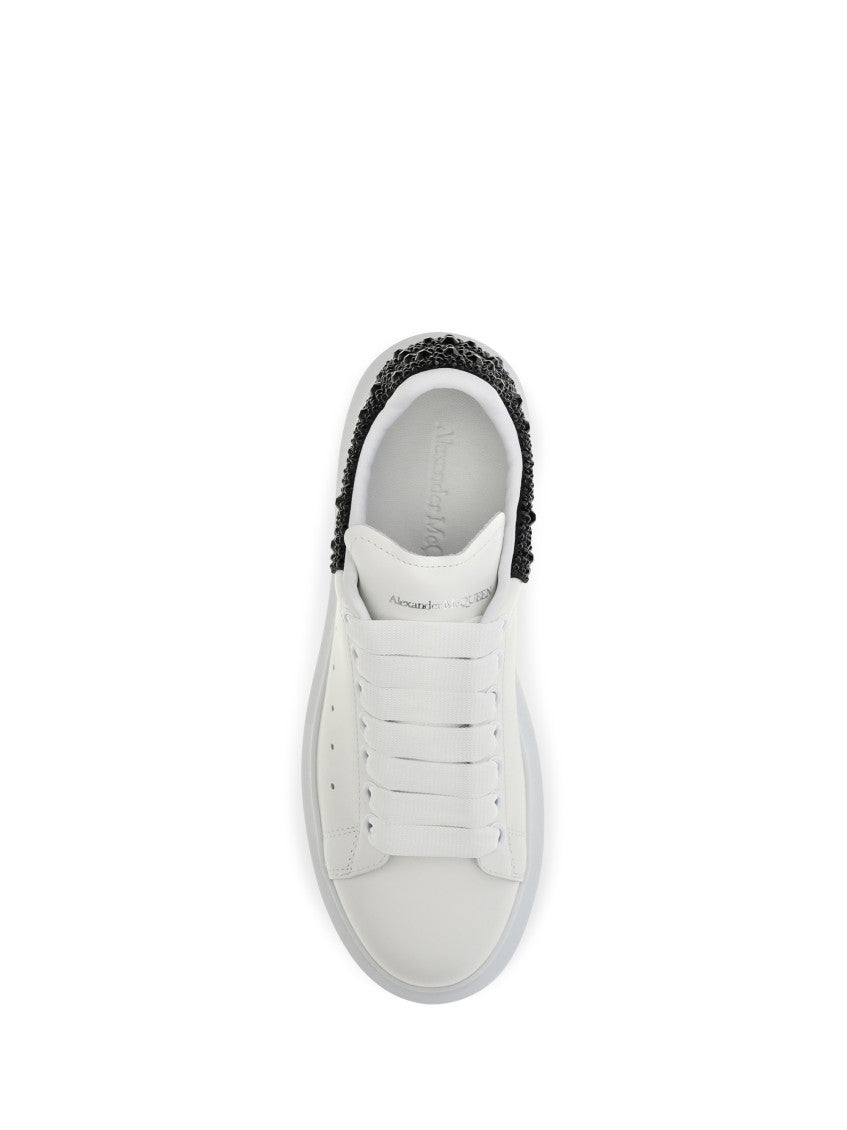 BlackWhite Embellished Sneakers 4
