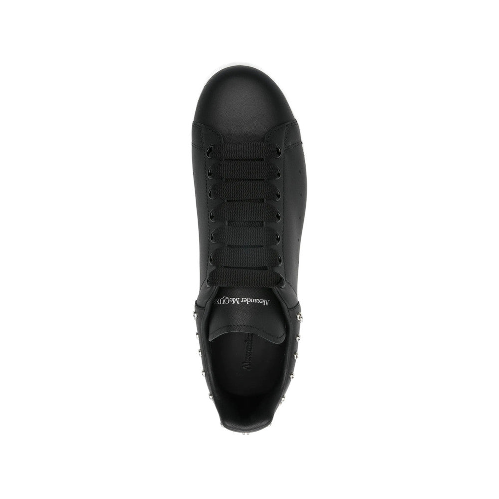 BlackWhite Color Block Sneakers 3