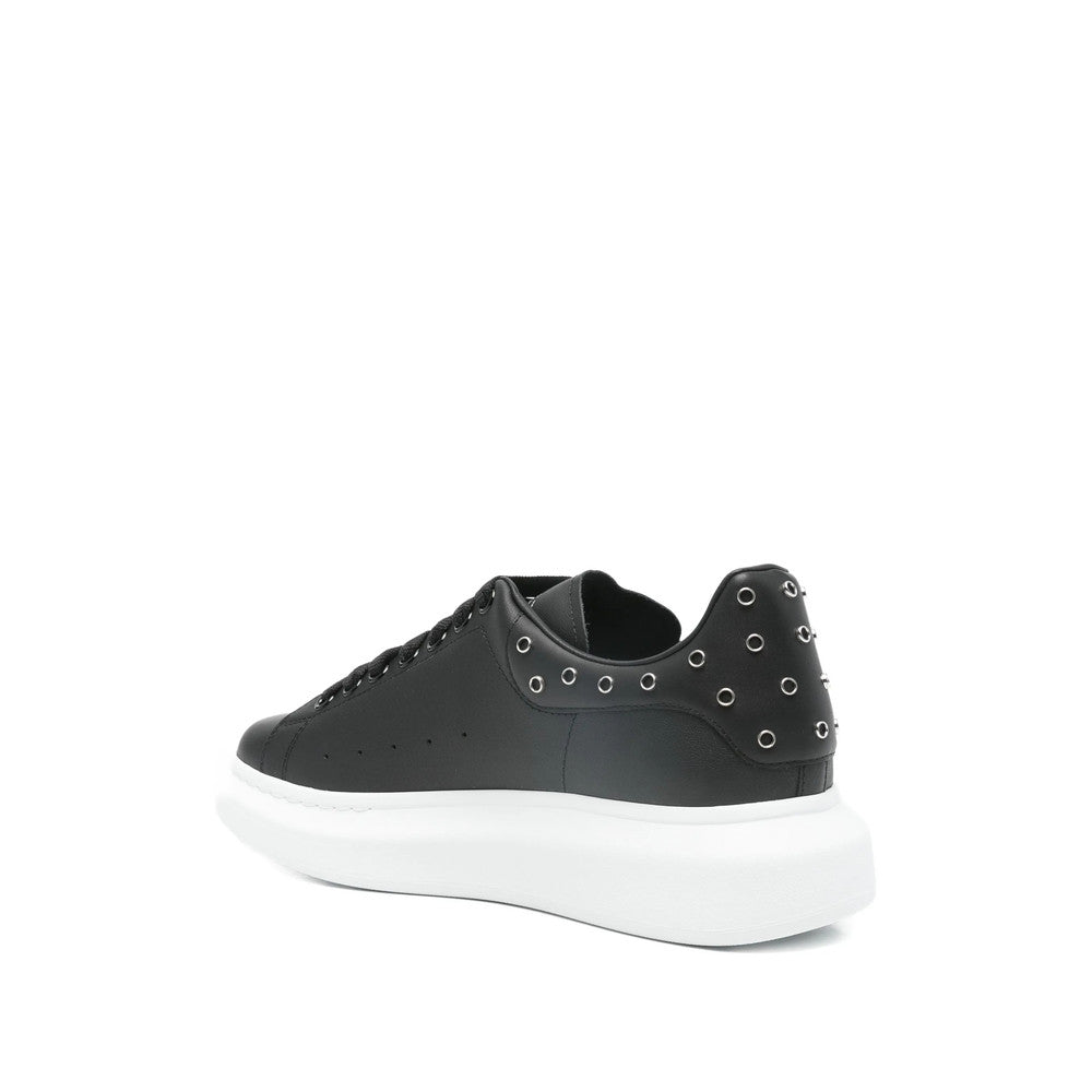 BlackWhite Color Block Sneakers 4