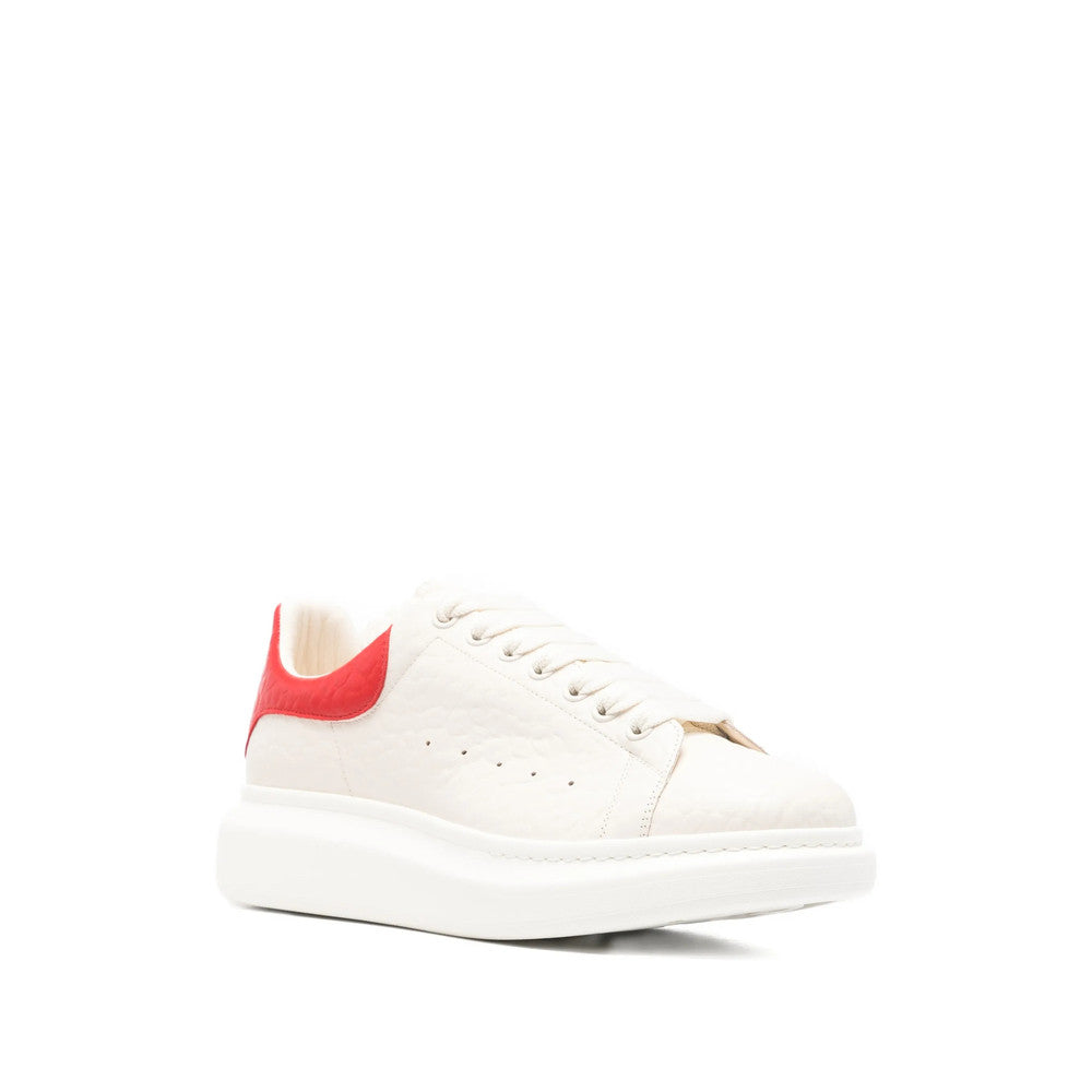 White Color Block Sneakers 2