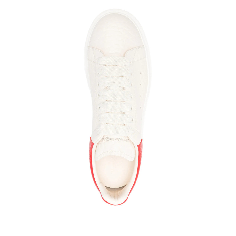 White Color Block Sneakers 3
