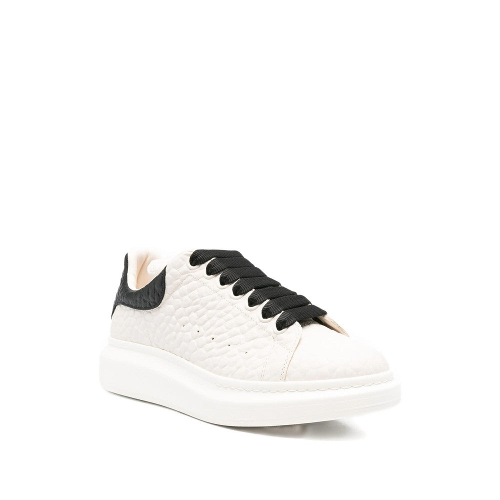 BlackWhite Textured Sneakers 2