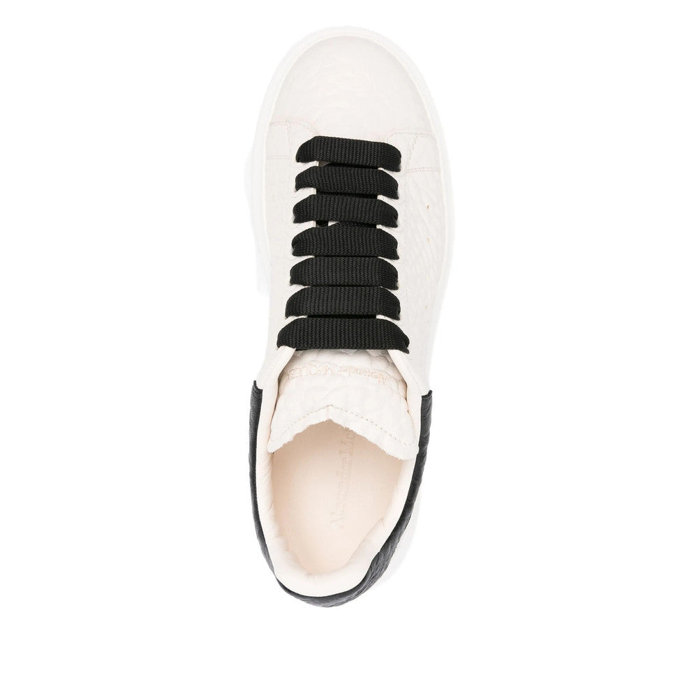 BlackWhite Textured Sneakers 3