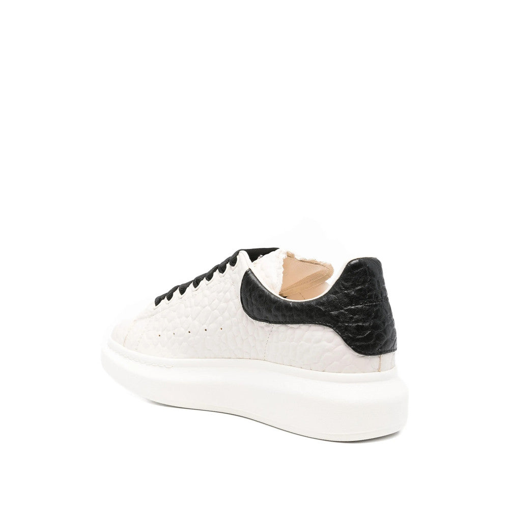 BlackWhite Textured Sneakers 4