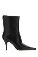 Black Leather Charlie Boots 1