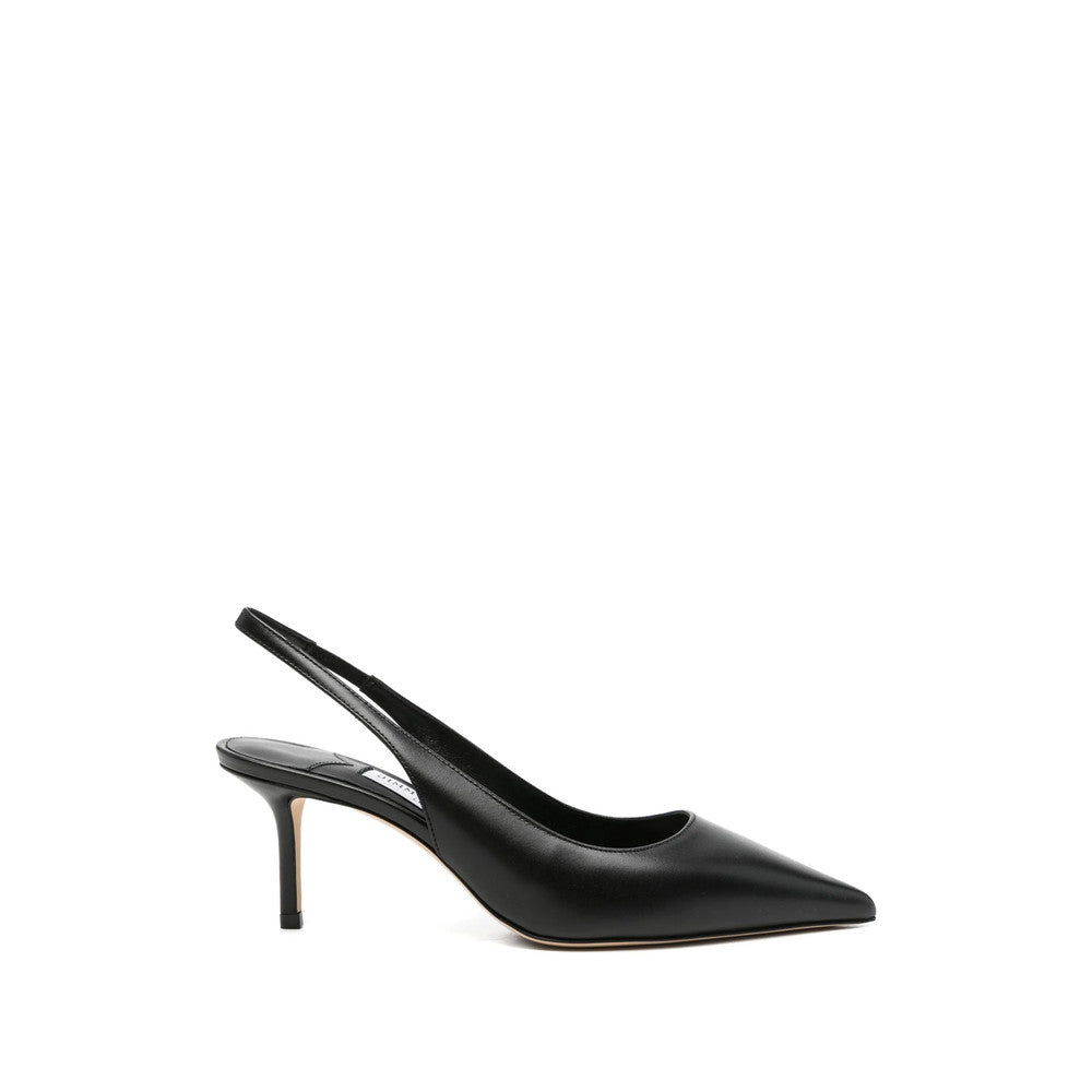 Black Slingback Pumps 1