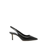 Black Slingback Pumps 1