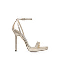 Golden Ankle Strap Moza Heels 1