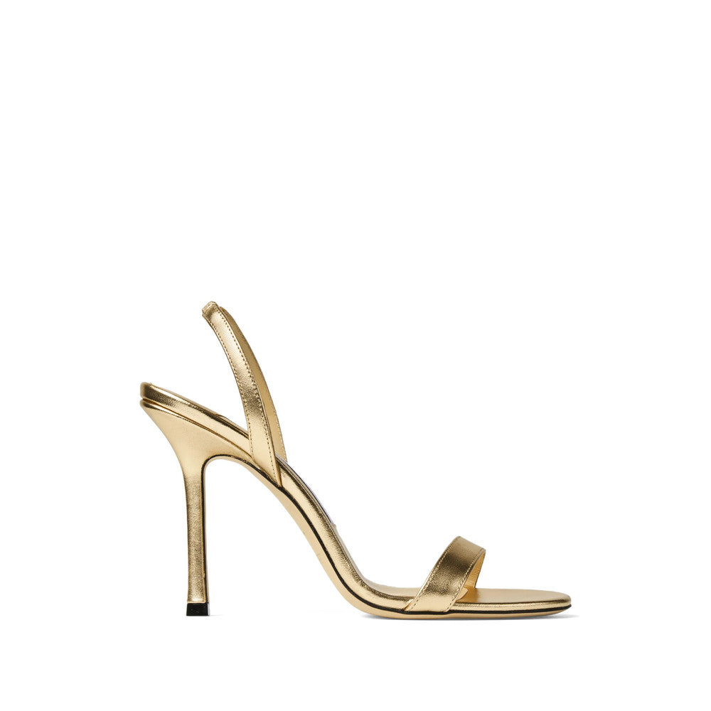 Golden Slingback Heels 1