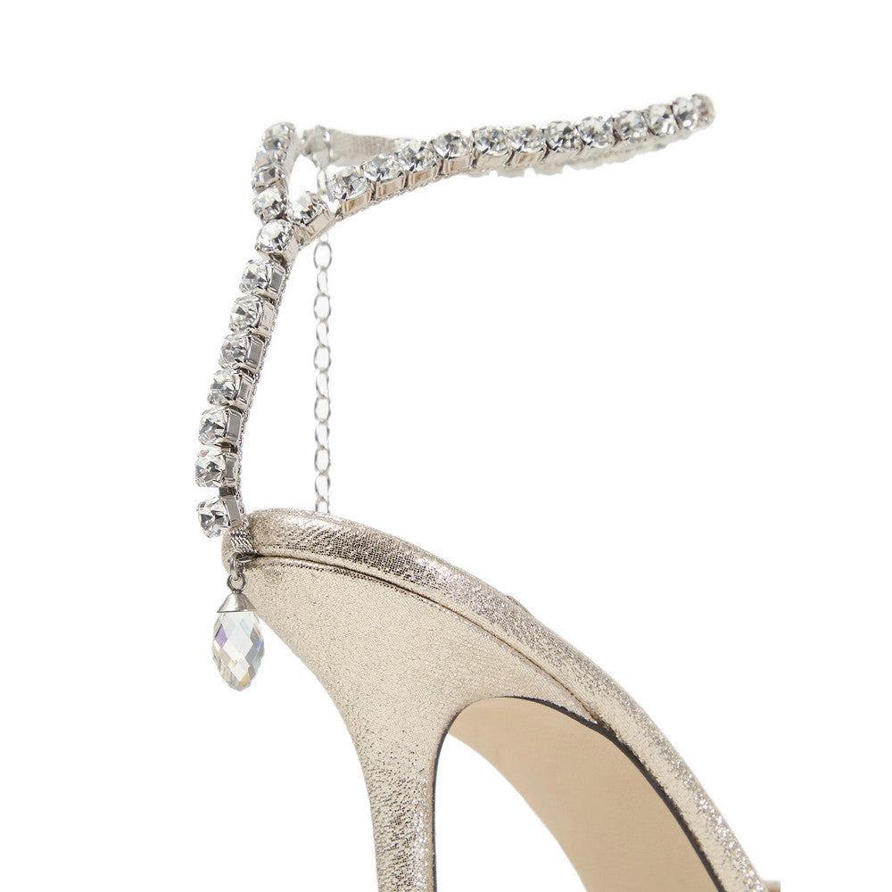 Silver Embellished Pumps 4