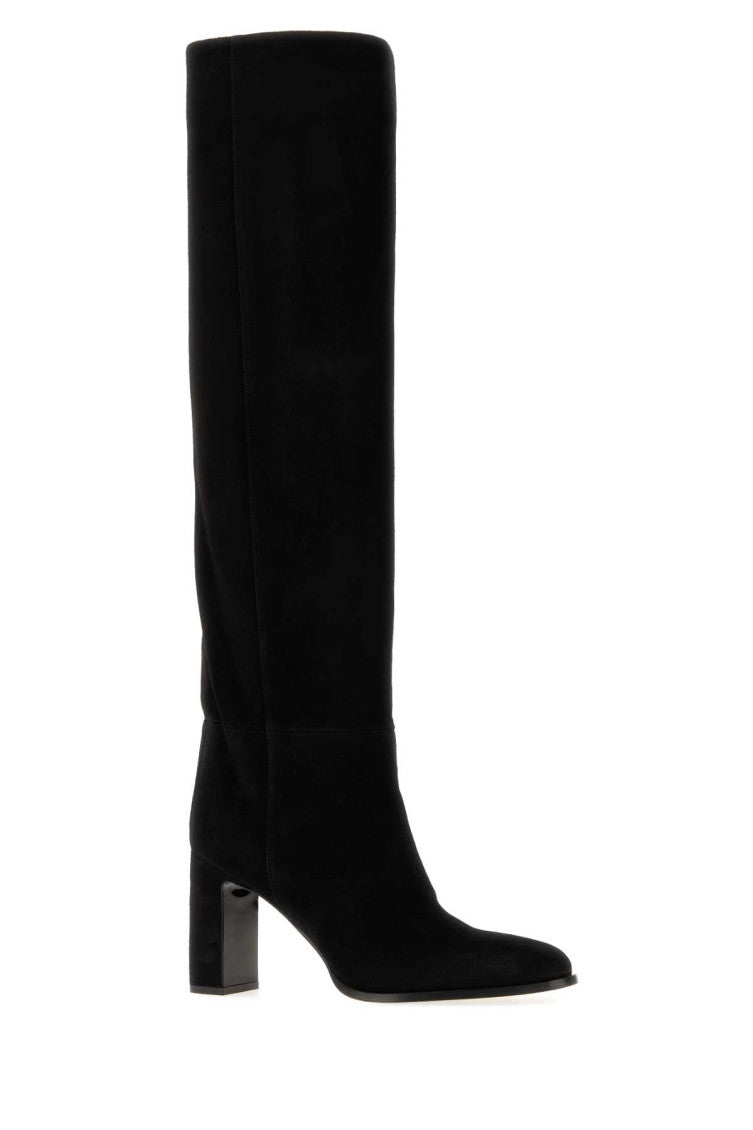 Black Suede Caly Boots 2