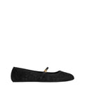 Black Logo Taormina Ballet Flats 1