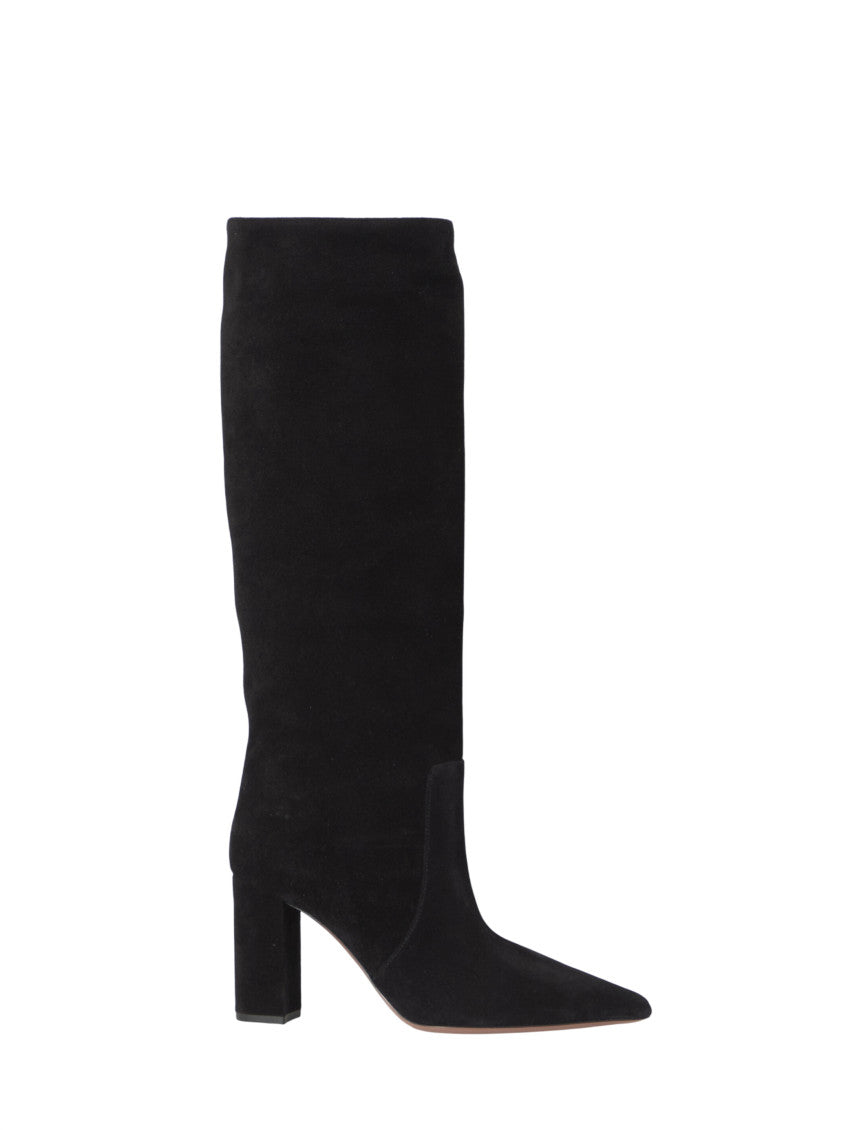 Black Suede Boots 1
