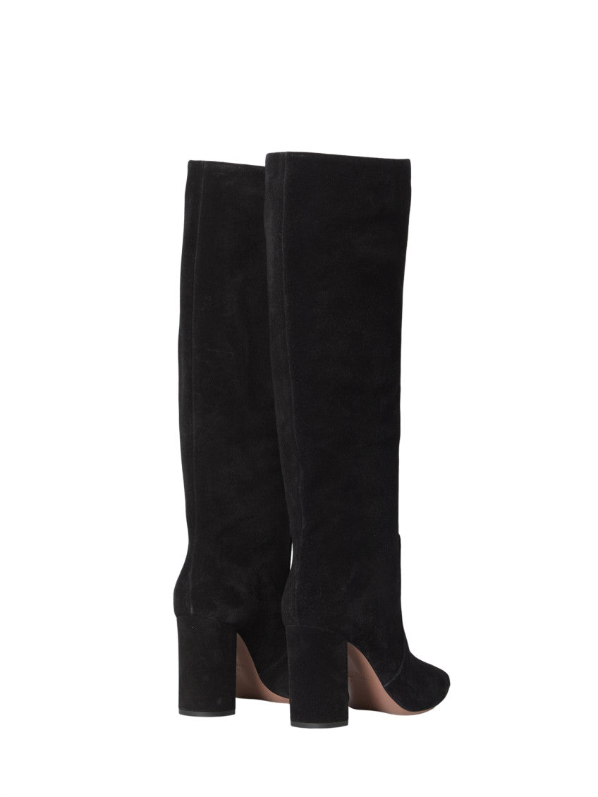Black Suede Boots 3