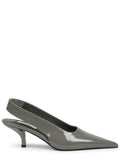 Grey Slingback Pumps 1