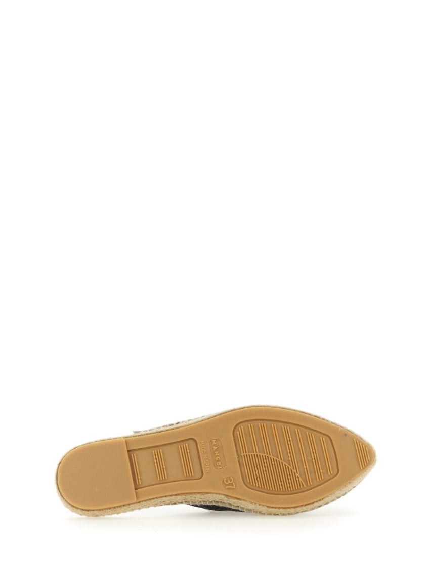 Black Slip-on Espadrille Mule 5